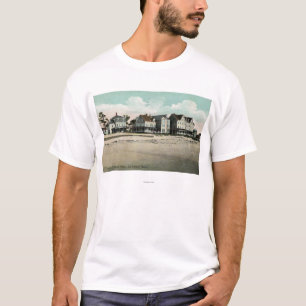 T-shirt Vista exterior dos hotéis de Atlântico e de Abbo