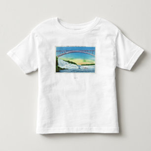 T-shirt Vista geral das quedas e do arco-íris