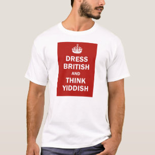 T-shirt Vista Ingleses e pense o Yiddish