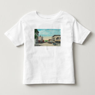 T-shirt Vista ocidental da avenida de Sherman