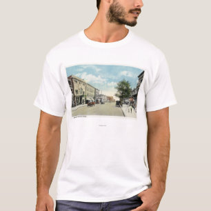 T-shirt Vista ocidental da rua do estado