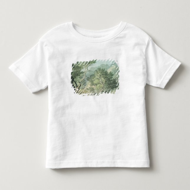 T-shirt Vista perto de Fordlands, Exeter (Frente)