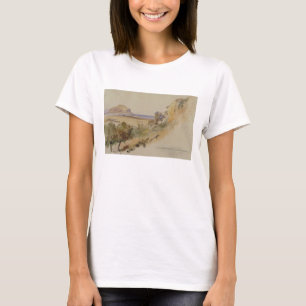 T-shirt Vista perto de Palermo, 1847 (caneta & tinta com