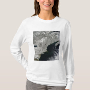 T-shirt Vista satélite da neve