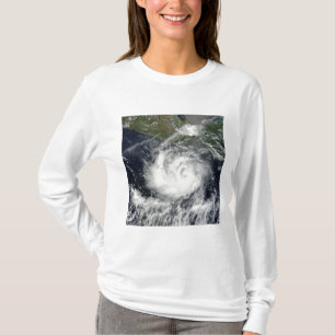 T-shirt Vista satélite da tempestade tropical Darby