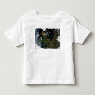 T-shirt Vista satélite de Europa do Norte