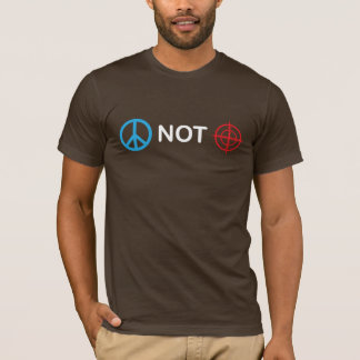 T-shirt Vistas de arma da paz não