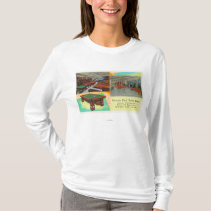 T-shirt Vistas interiores da mesa de bilhar de Newark