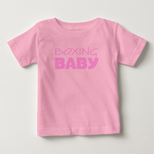 T-shirt Visto Bebê Boxing (Frente)