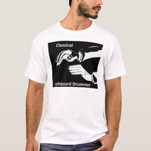 T-shirt Visto de baterista do Painel Clássico