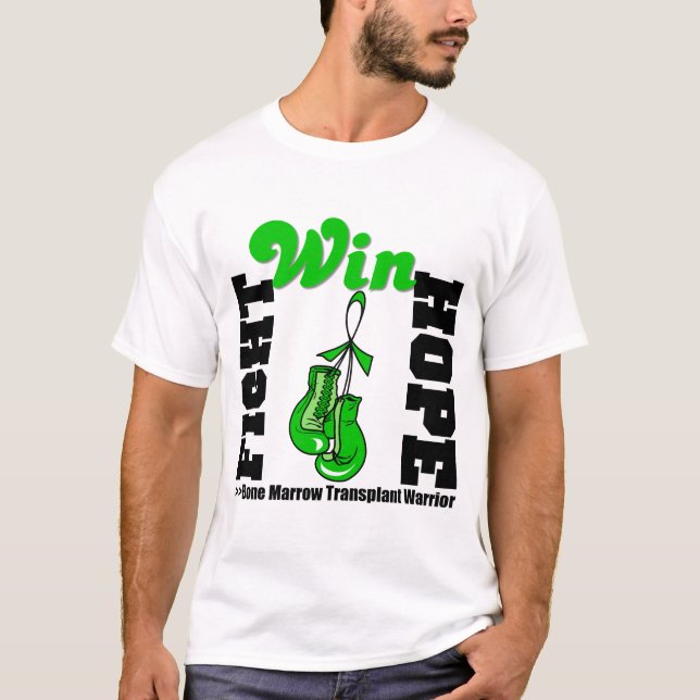 T-shirt Vitória da esperança da luta - guerreiro da (Frente)