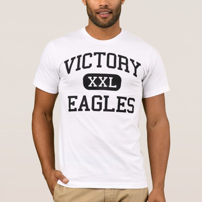 T-shirt Vitória - Eagles - alta - Clarksburg West Virginia (Frente)
