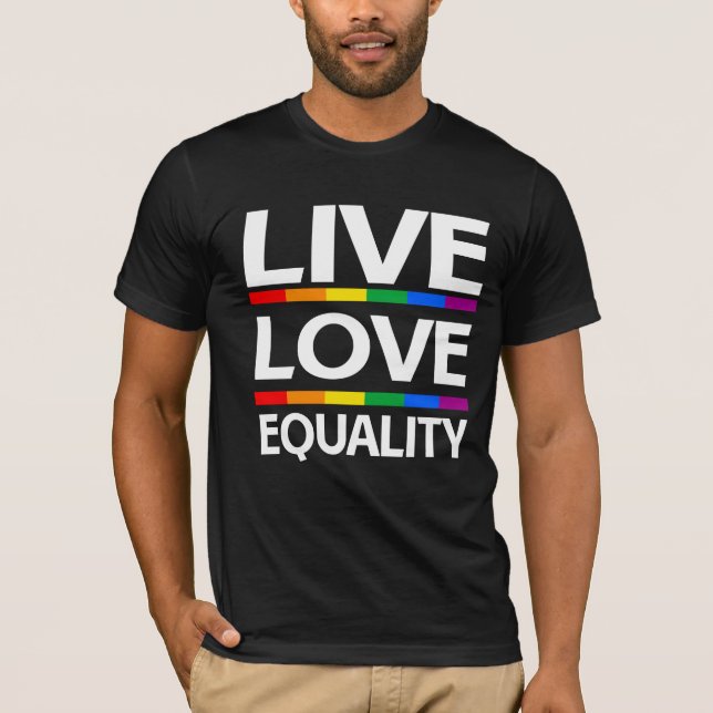 T-shirt Viva Amor Igualdade (Frente)