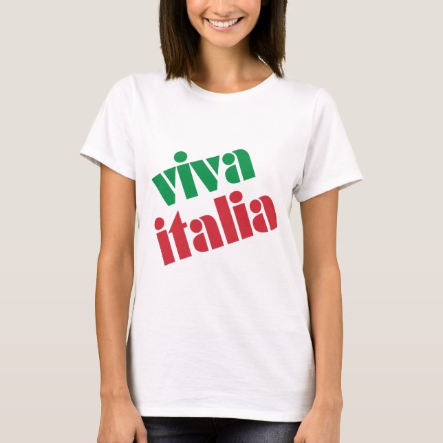 T-shirt Viva Italia (Frente)