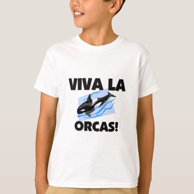 T-shirt Viva La Orcas (Frente)