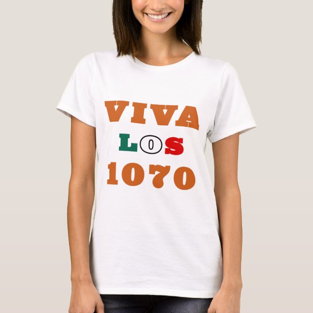 T-shirt Viva Los 1070 (Frente)