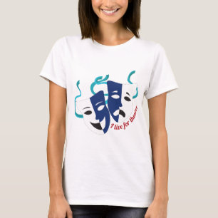 T-shirt Viva para o teatro