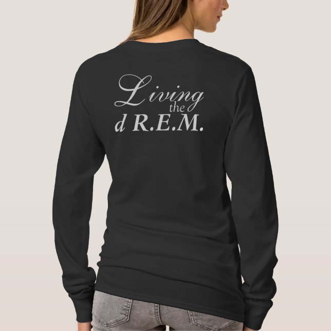 T-shirt Vivendo a Capa longa T de dR.E.M (Verso)