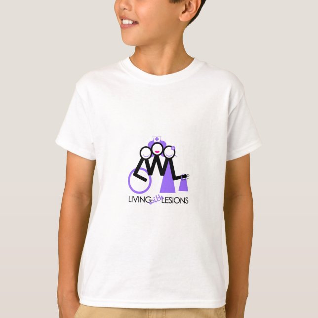 T-shirt Vivendo Com Lesões (Frente)
