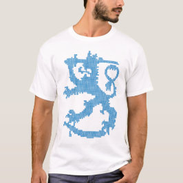 T-shirt vivo de Edun da criança do preto do leão