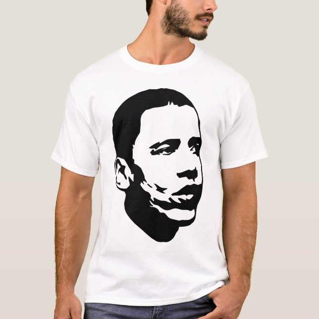 T-shirt VIVO do edun de Obama (Frente)