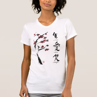 T-shirt vivo do riso do amor