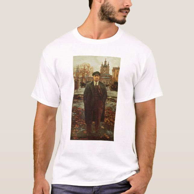 T-shirt Vladimir Ilyich Lenin em Smolny, c.1925 (Frente)