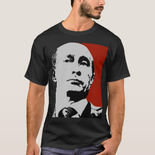 T-shirt Vladimir Putin vermelho