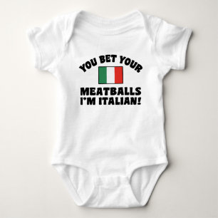T-shirt Você aposta seus Meatballs que eu sou italiano
