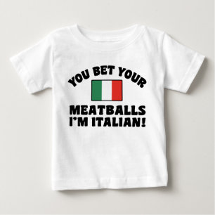 T-shirt Você aposta seus Meatballs que eu sou italiano