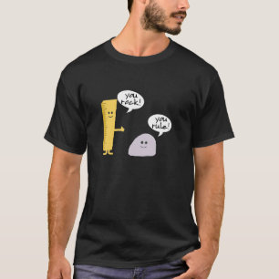 T-shirt Você balança-o T escuro básico da regra