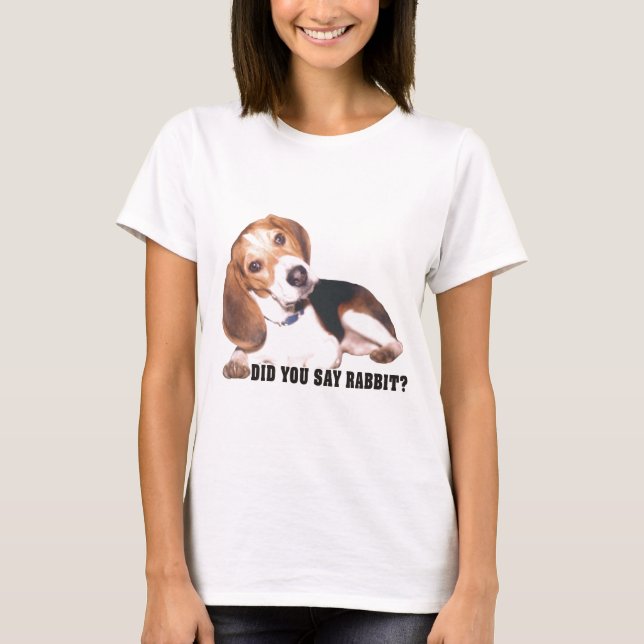 T-shirt Você disse o coelho? Lebreiro (Frente)