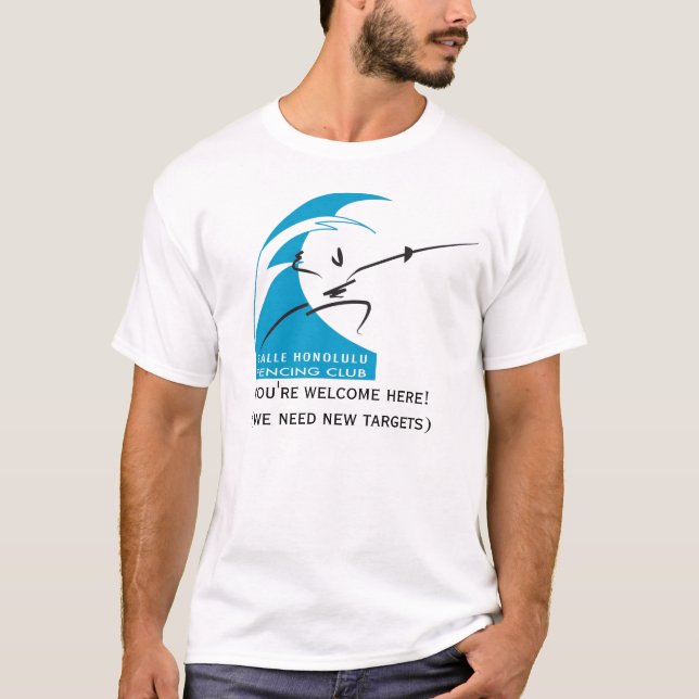 T-shirt você é bem-vindo aqui! (nós precisamos alvos (Frente)