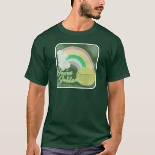 T-shirt Você é dourado! Estilo do vintage