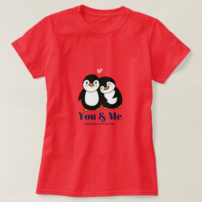 T-Shirt Você e Eu (Frente do Design)