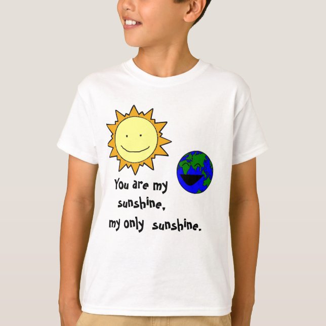 T-shirt Você é minha luz do sol (Frente)