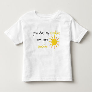 T-shirt Você é minha luz do sol