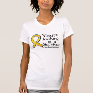 T-shirt Você está olhando para um Sobrevivente de câncer d