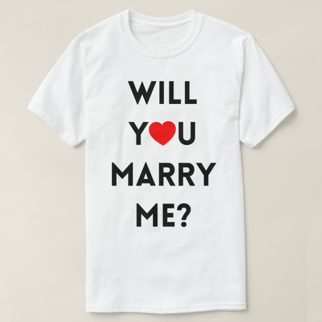 T-shirt Você Me Casado? (Frente do Design)