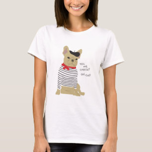 T-shirt Você, mim, queijo?