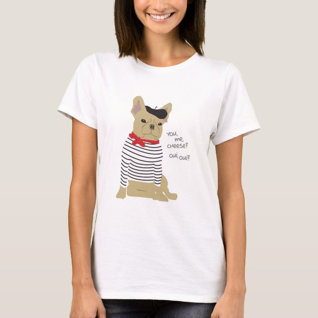T-shirt Você, mim, queijo? (Frente)