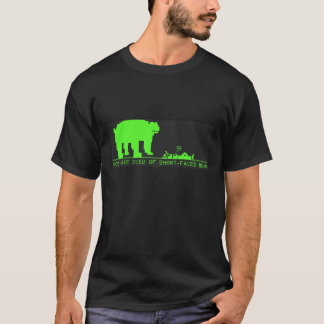 T-shirt Você morreu do urso Curto-Enfrentado
