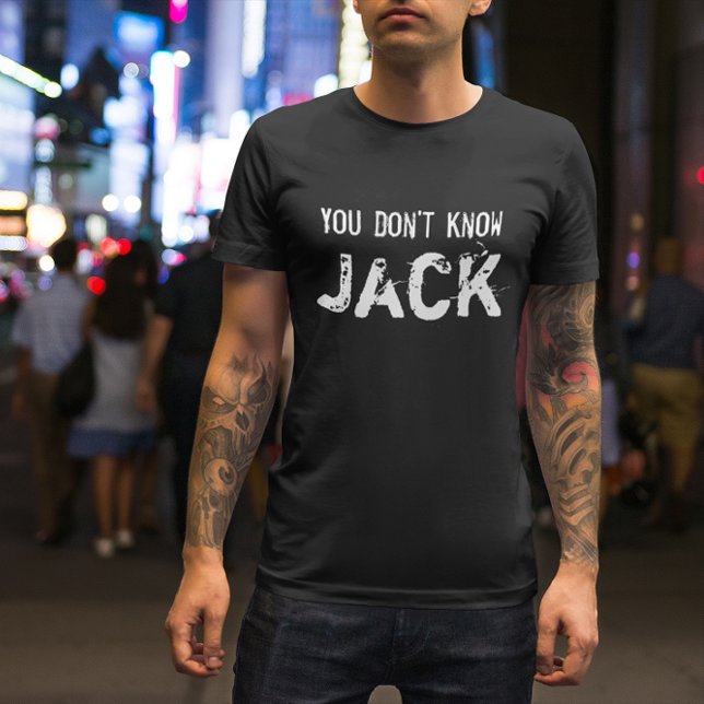 T-shirt Você não conhece Jack (Criador carregado)