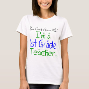 T-shirt Você não pode me assustar Eu sou um professor de r