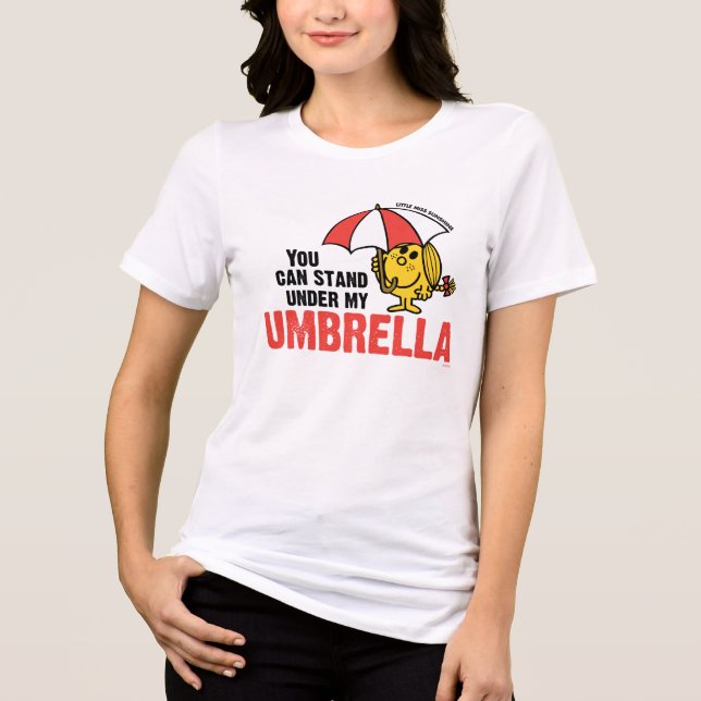 T-shirt Você Pode Ficar Sob Meu Guarda-Chuva (Frente)