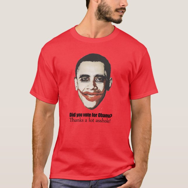 T-shirt Você votou para Obama (Frente)