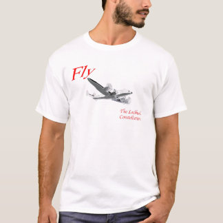 T-shirt Voe a constelação de Lockheed