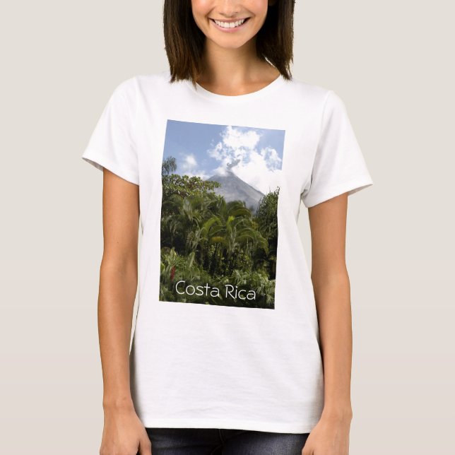 T-shirt volcano2, Costa Rica (Frente)