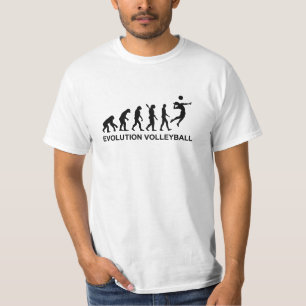 T-shirt Voleibol da evolução