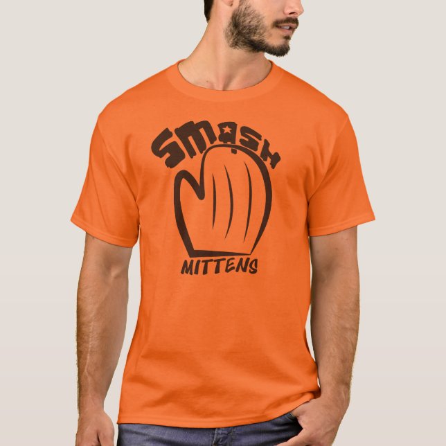 T-shirt Voleibol dos mitenes da quebra (Frente)